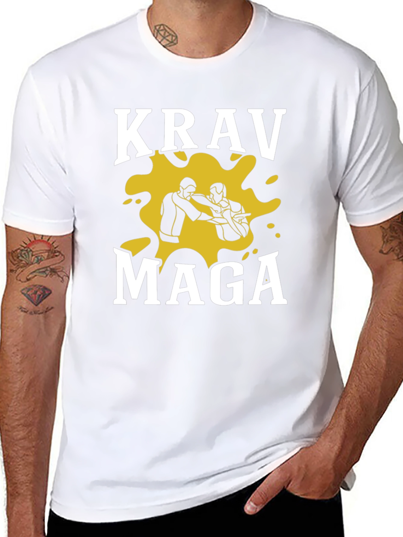 Krav Maga Graphic T-Shirt - Martial Arts Training Tee
