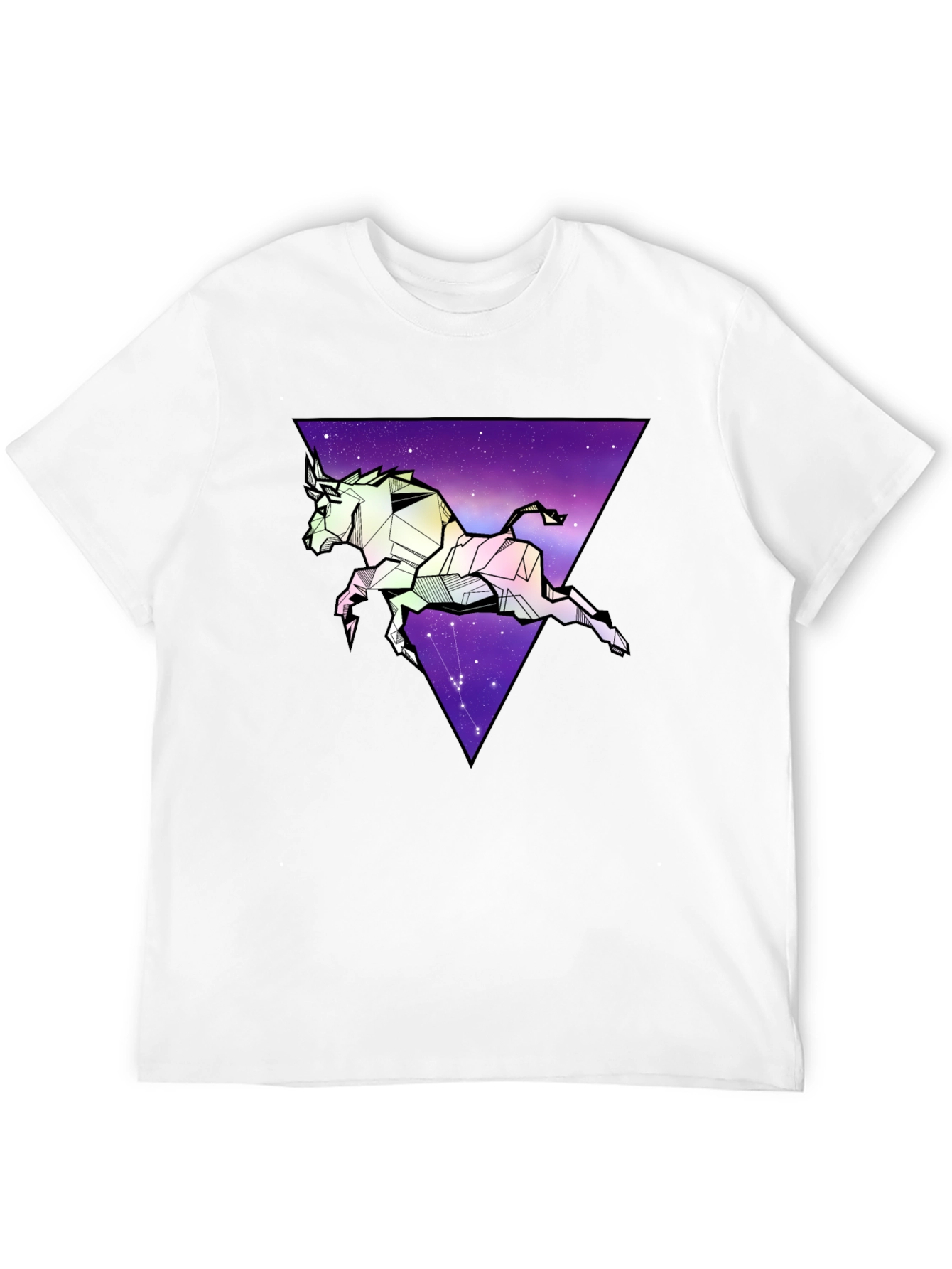 Geometric Taurus Graphic Tee - Zodiac Star Sign
