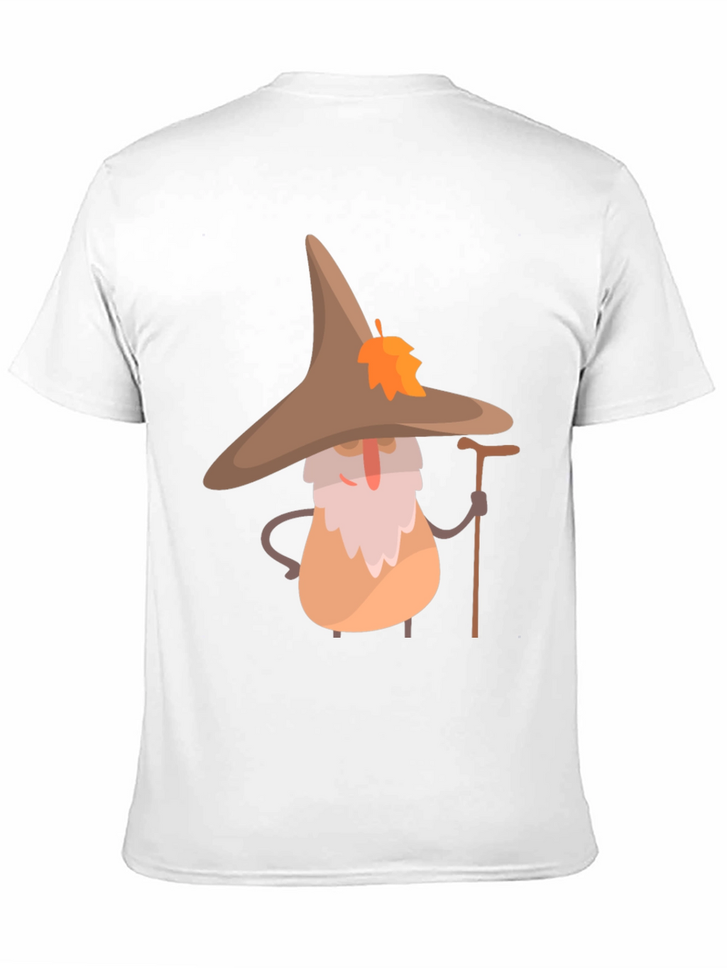 Whimsical Wizard T-Shirt - Unique Cartoon Graphic Tee