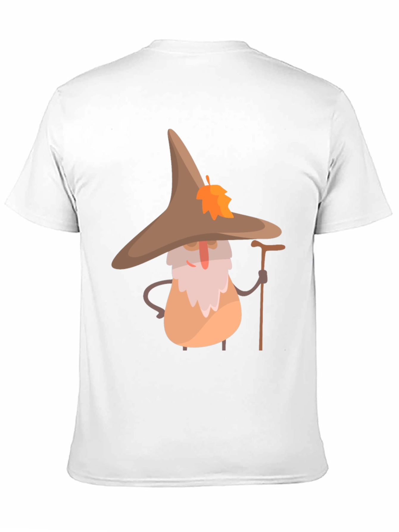 Whimsical Wizard T-Shirt - Unique Cartoon Graphic Tee