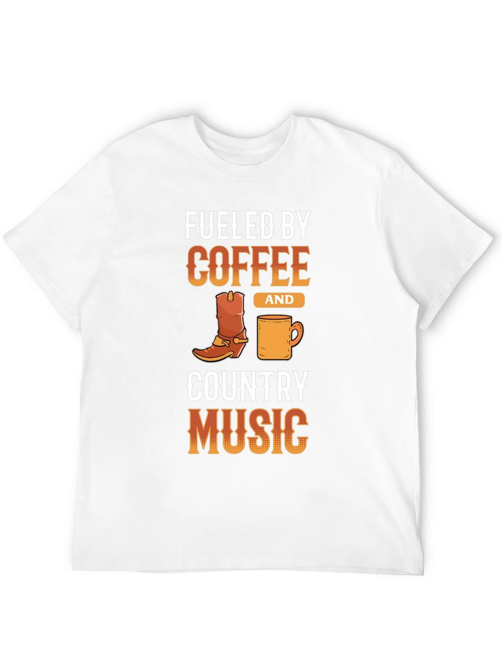 Fueled By Coffee & Country Music Graphic Tee
