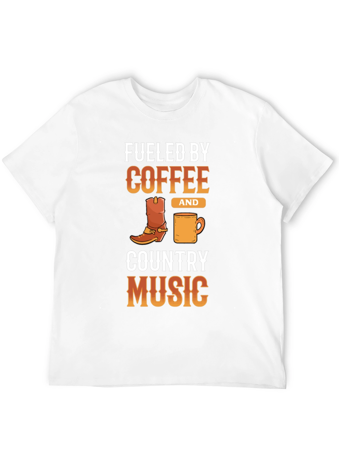 Fueled By Coffee & Country Music Graphic Tee