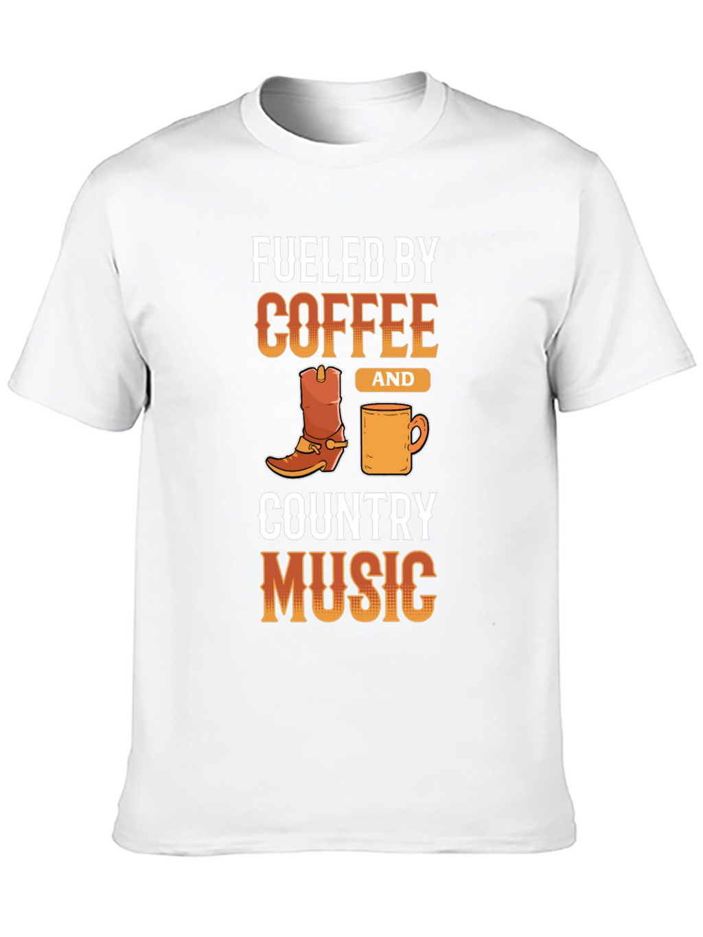 Fueled By Coffee & Country Music Graphic Tee