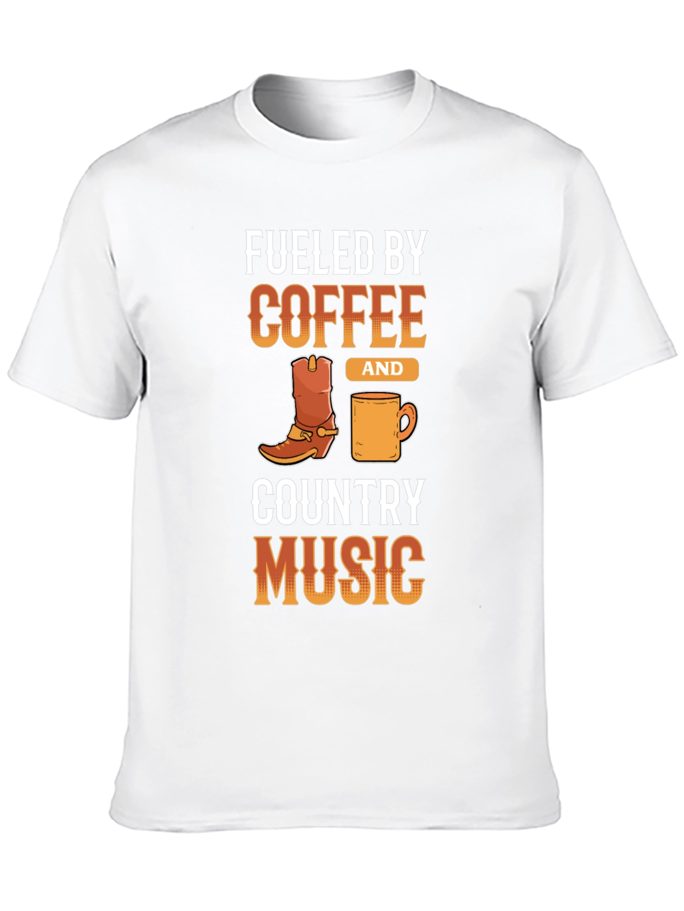 Fueled By Coffee & Country Music Graphic Tee