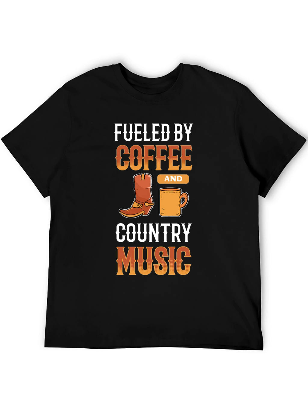 Fueled By Coffee & Country Music Graphic Tee