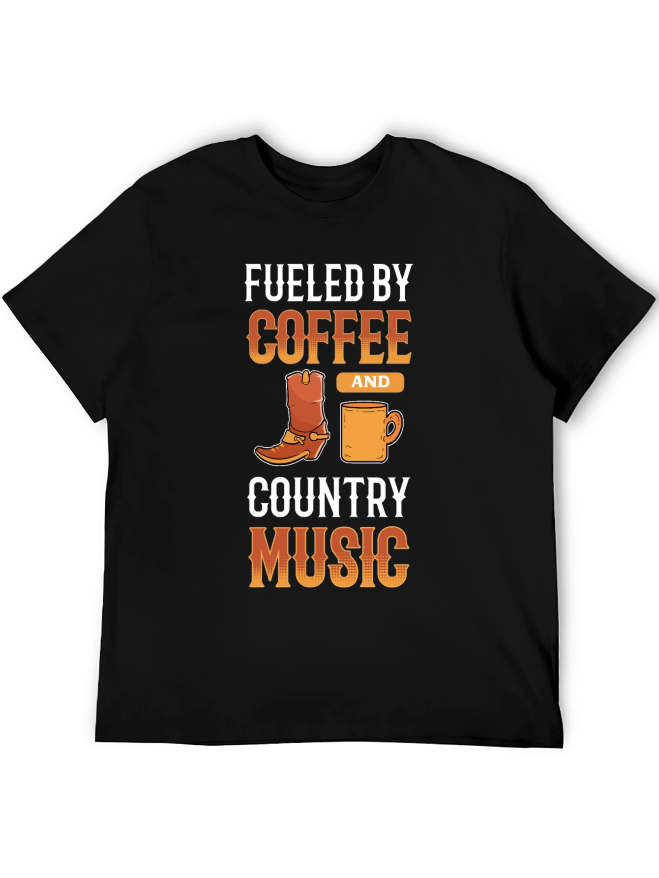 Fueled By Coffee & Country Music Graphic Tee