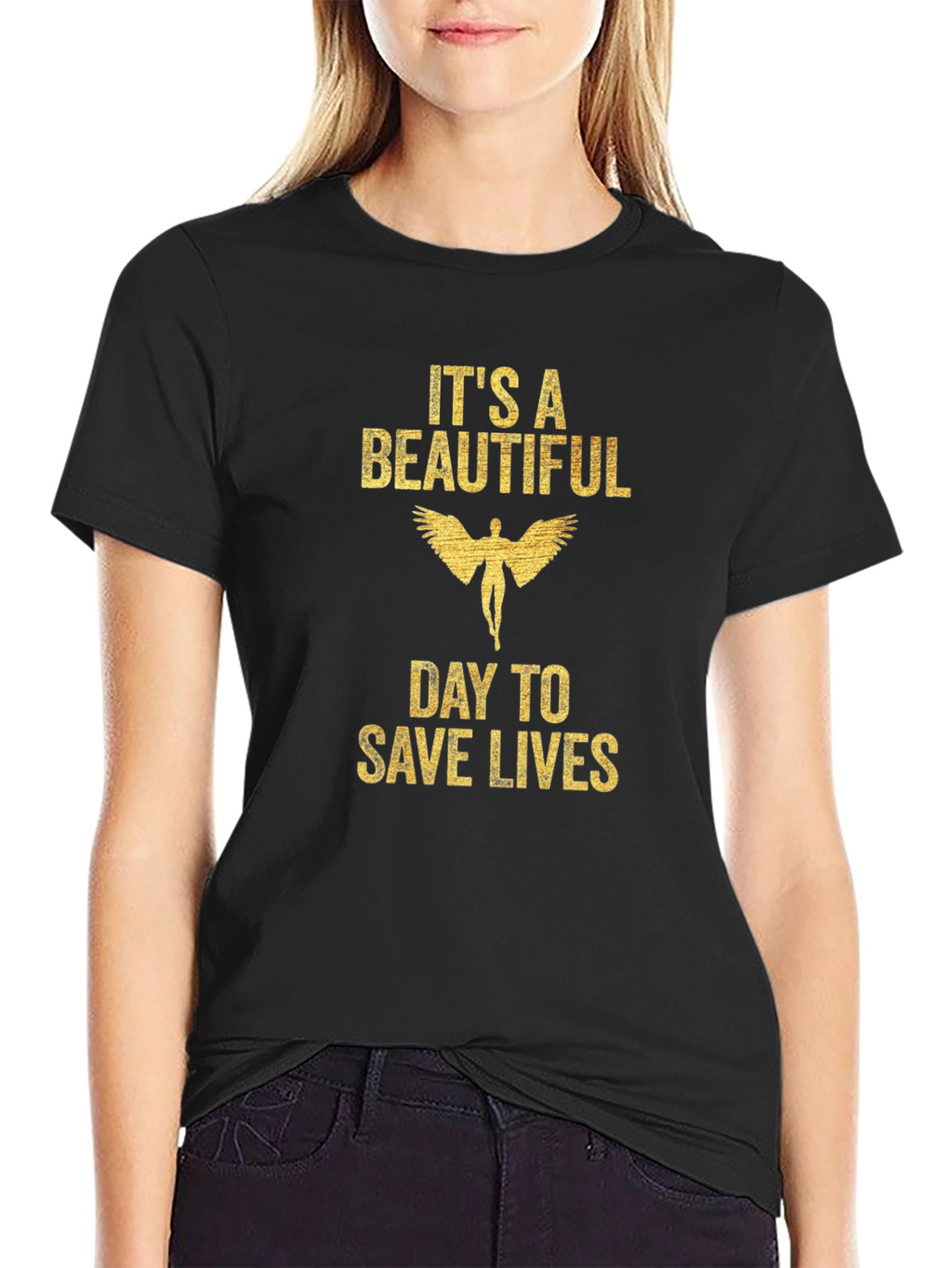 Its A Beautiful Day To Save Lives Graphic Tee
