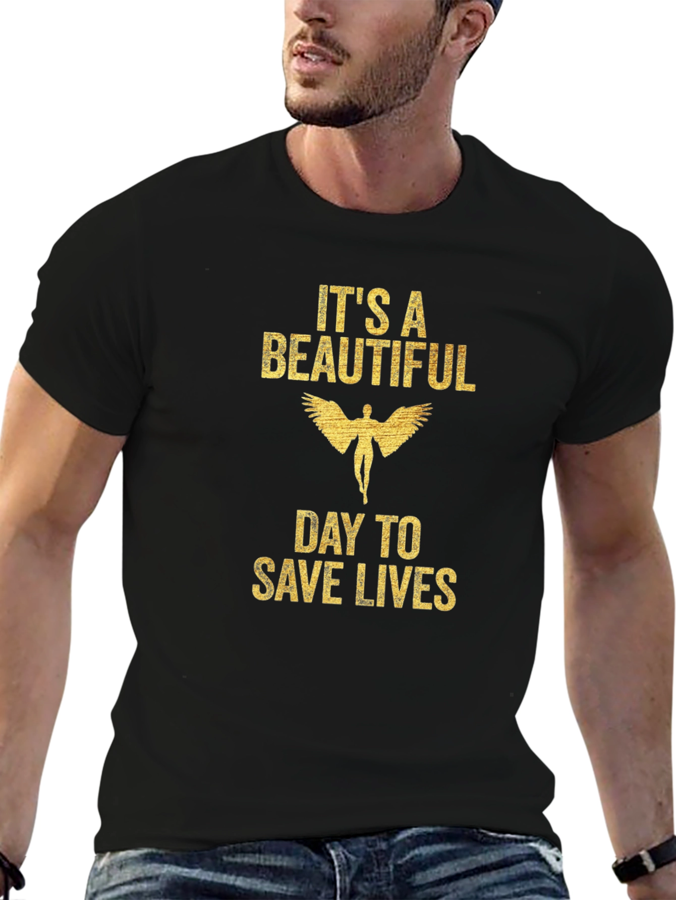 Its A Beautiful Day To Save Lives Graphic Tee