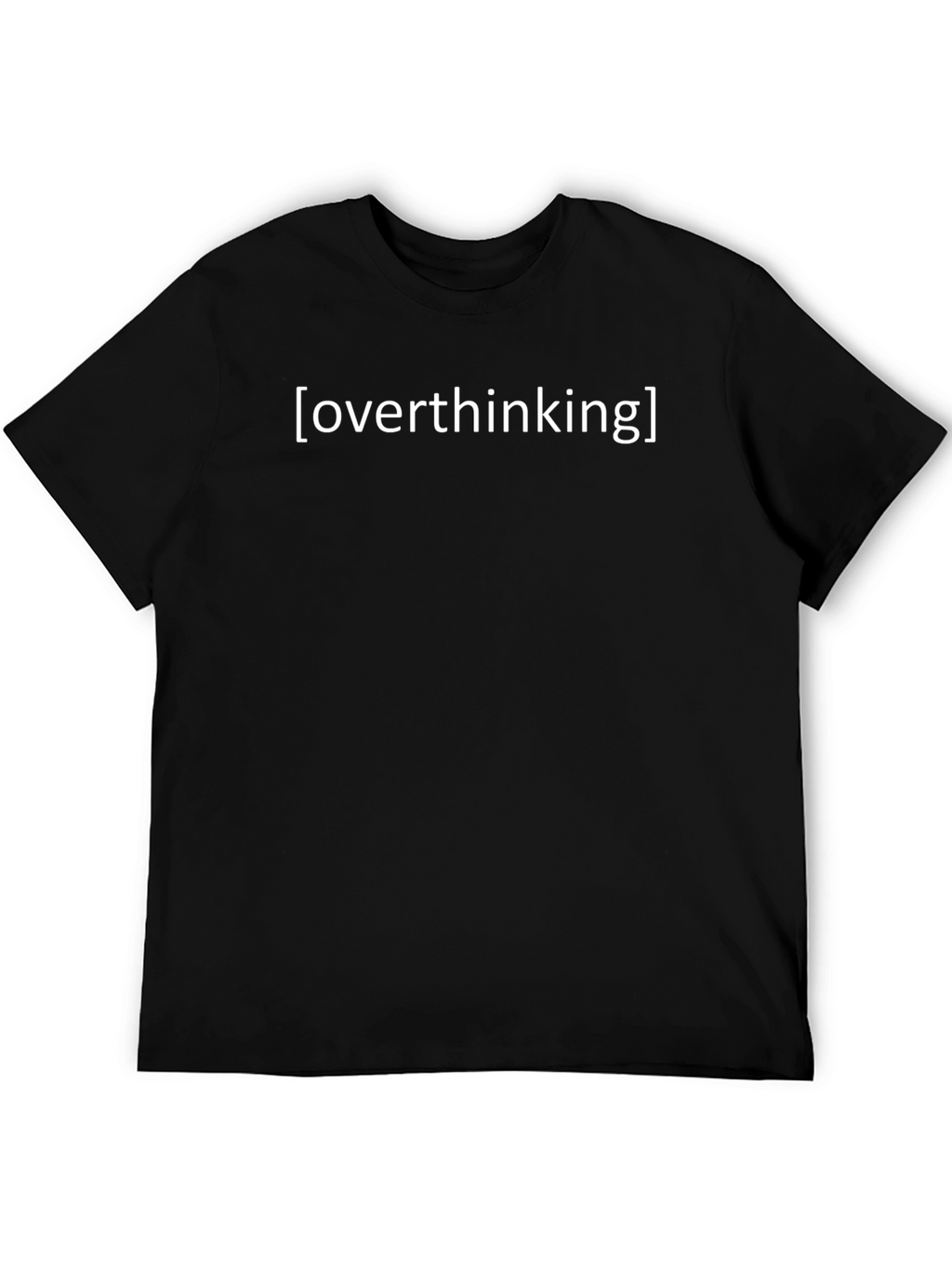 Overthinking Graphic Tee - Black