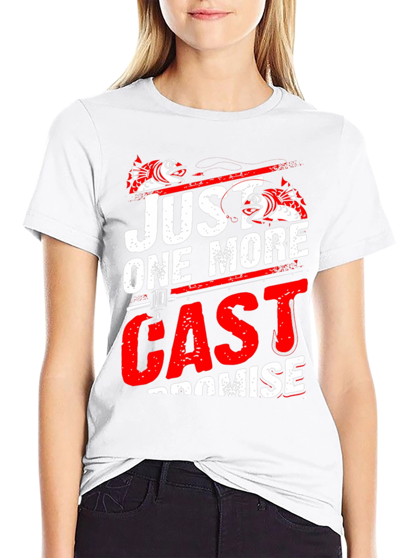 Fishing T-Shirt: Just One More Cast Promise
