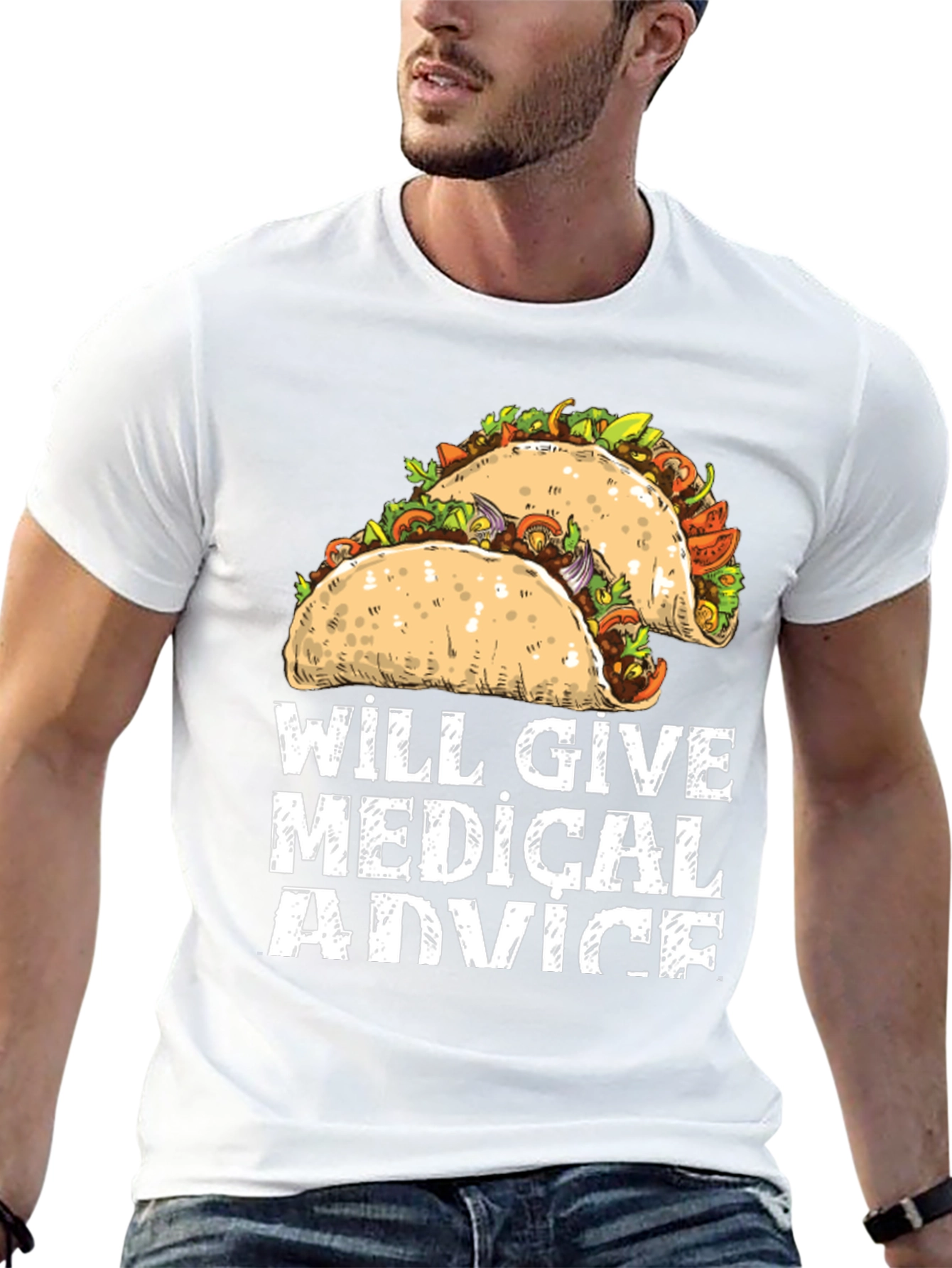 Will Give Medical Advice Tacos Graphic Tee