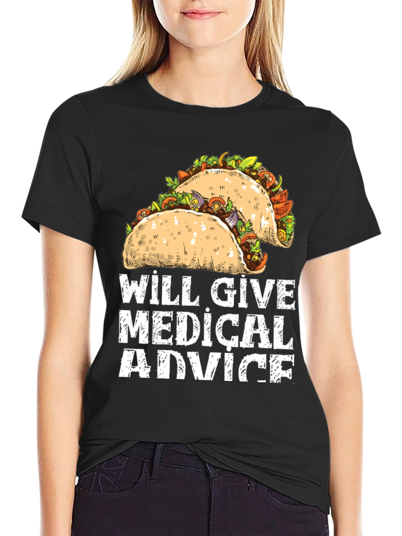 Will Give Medical Advice Tacos Graphic Tee