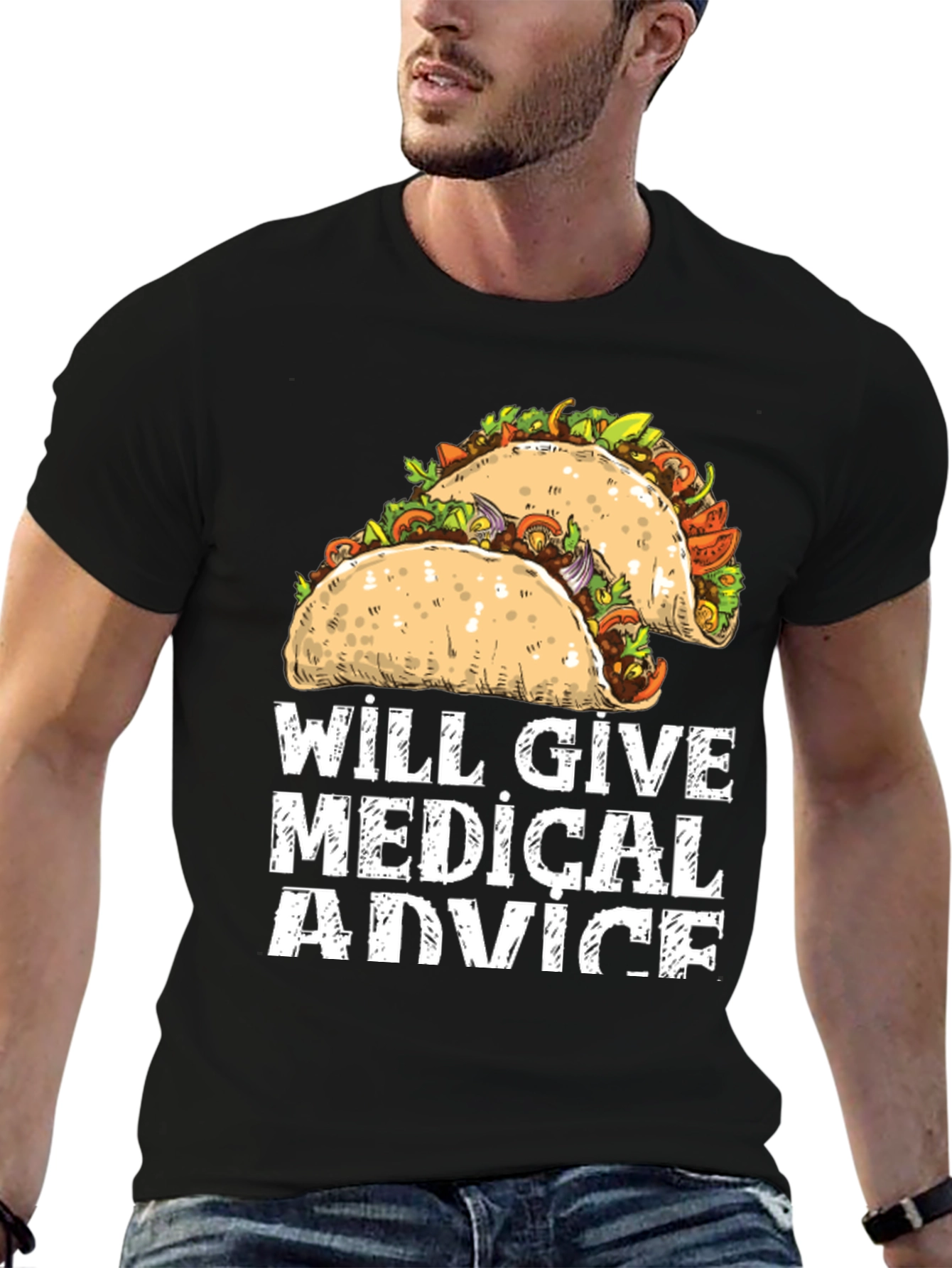 Will Give Medical Advice Tacos Graphic Tee