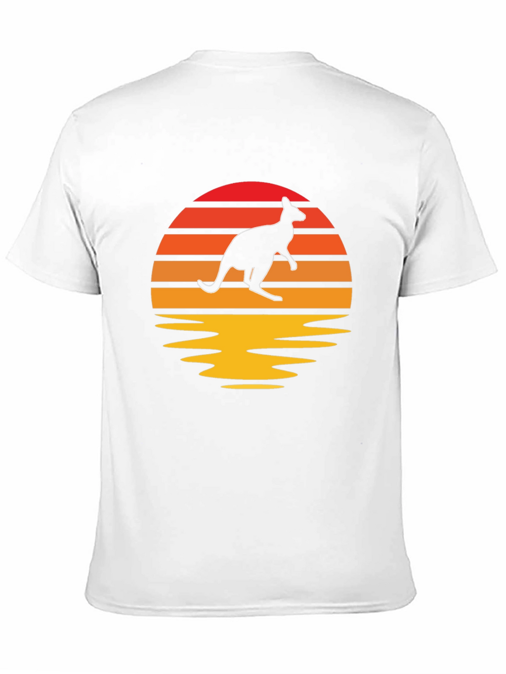 Kangaroo Sunset Graphic T-Shirt