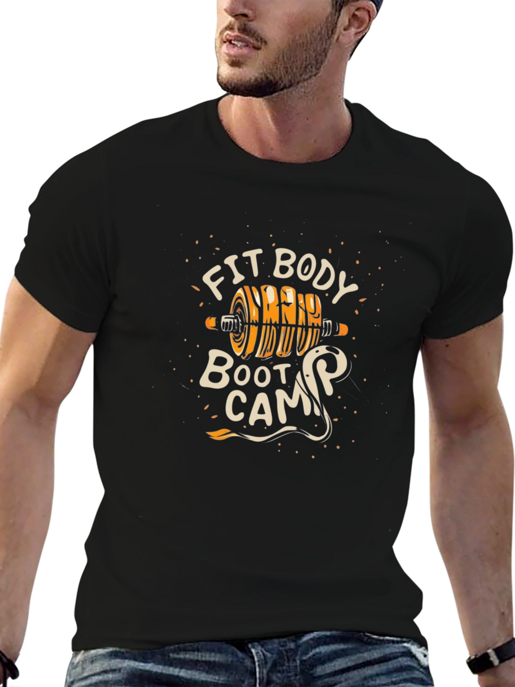 Fit Body Boot Camp Black Graphic Tee