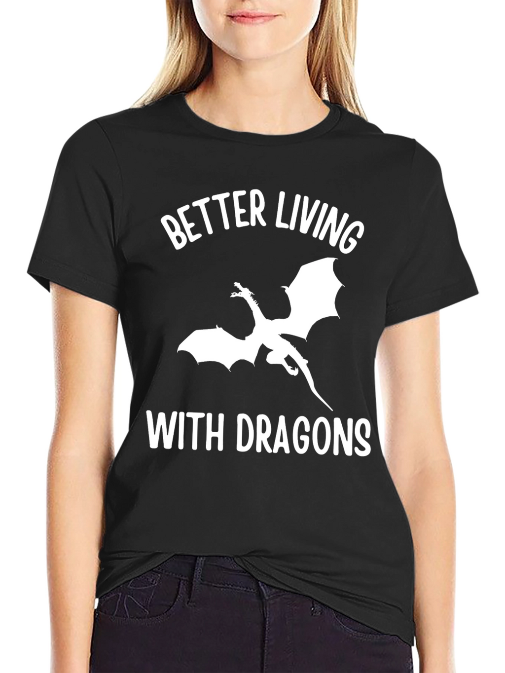 Better Living With Dragons Graphic T-Shirt