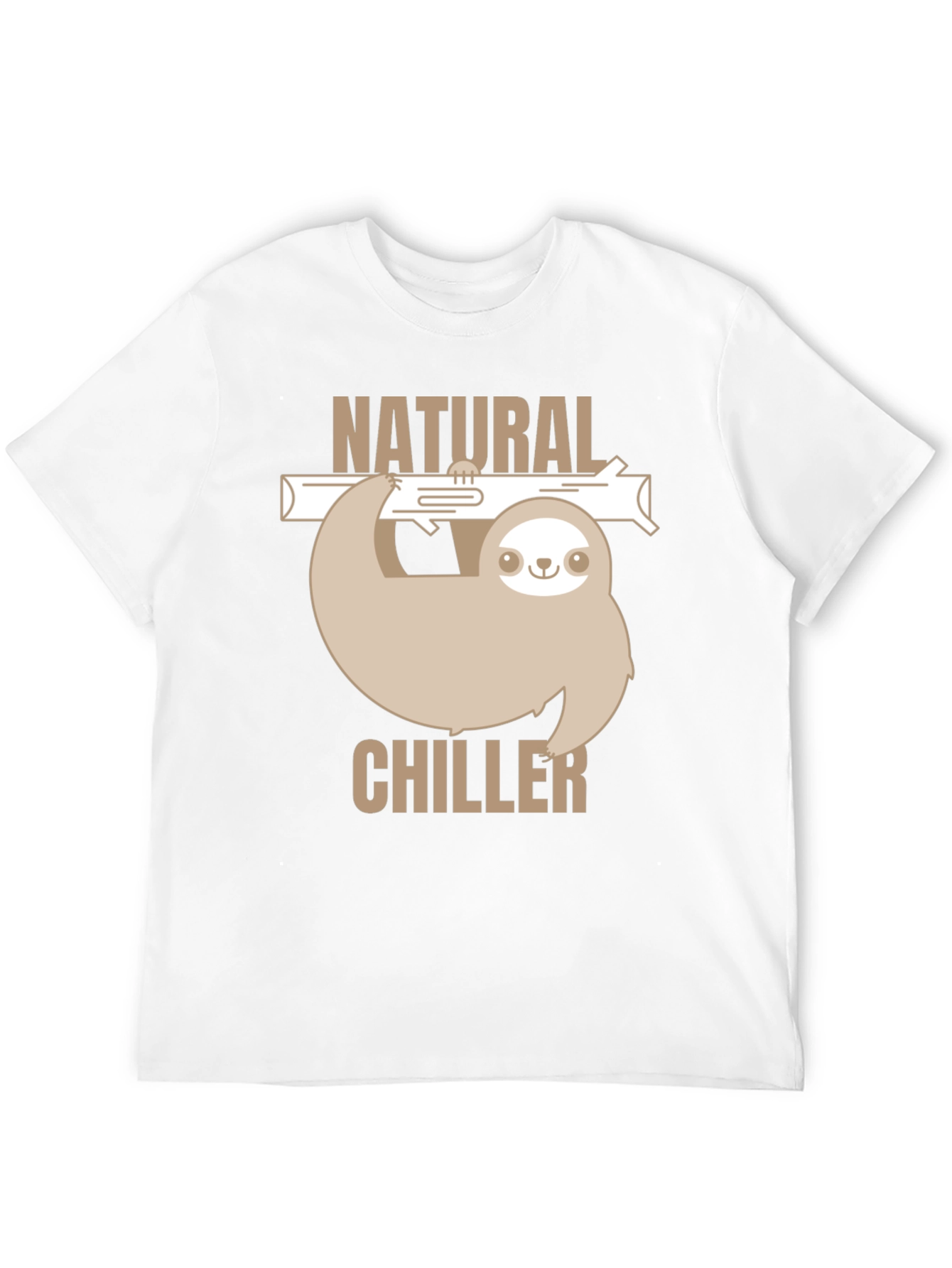 Natural Chiller Sloth Graphic Tee
