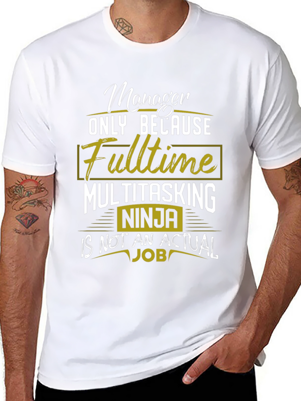 Manager Fulltime Multitasking Ninja T-Shirt