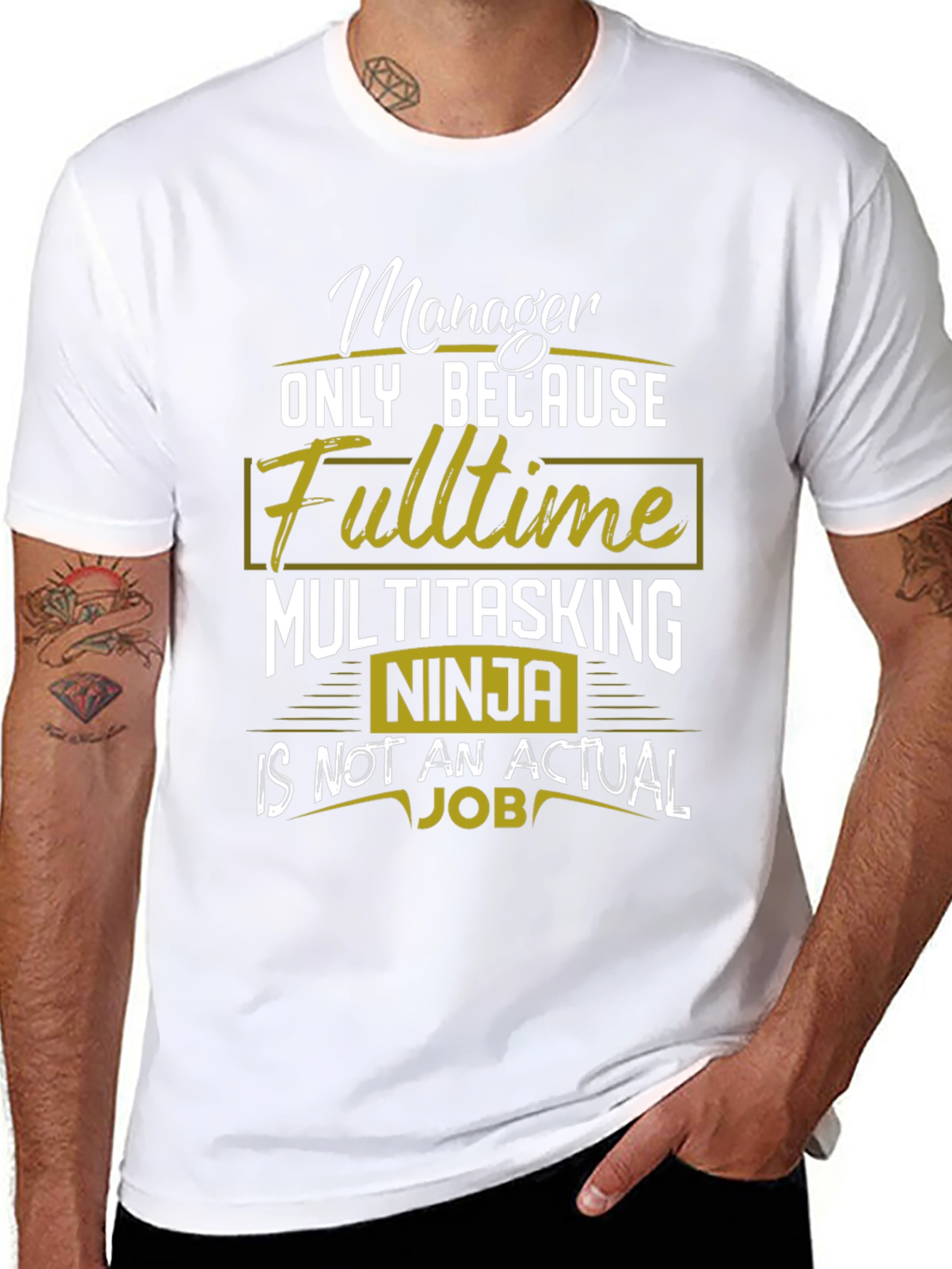 Manager Fulltime Multitasking Ninja T-Shirt