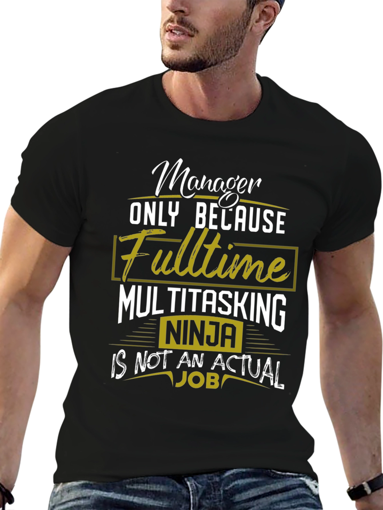 Manager Fulltime Multitasking Ninja T-Shirt