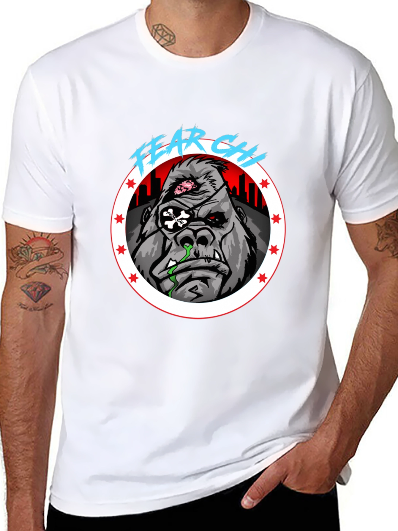 Fear City Gorilla Graphic Tee
