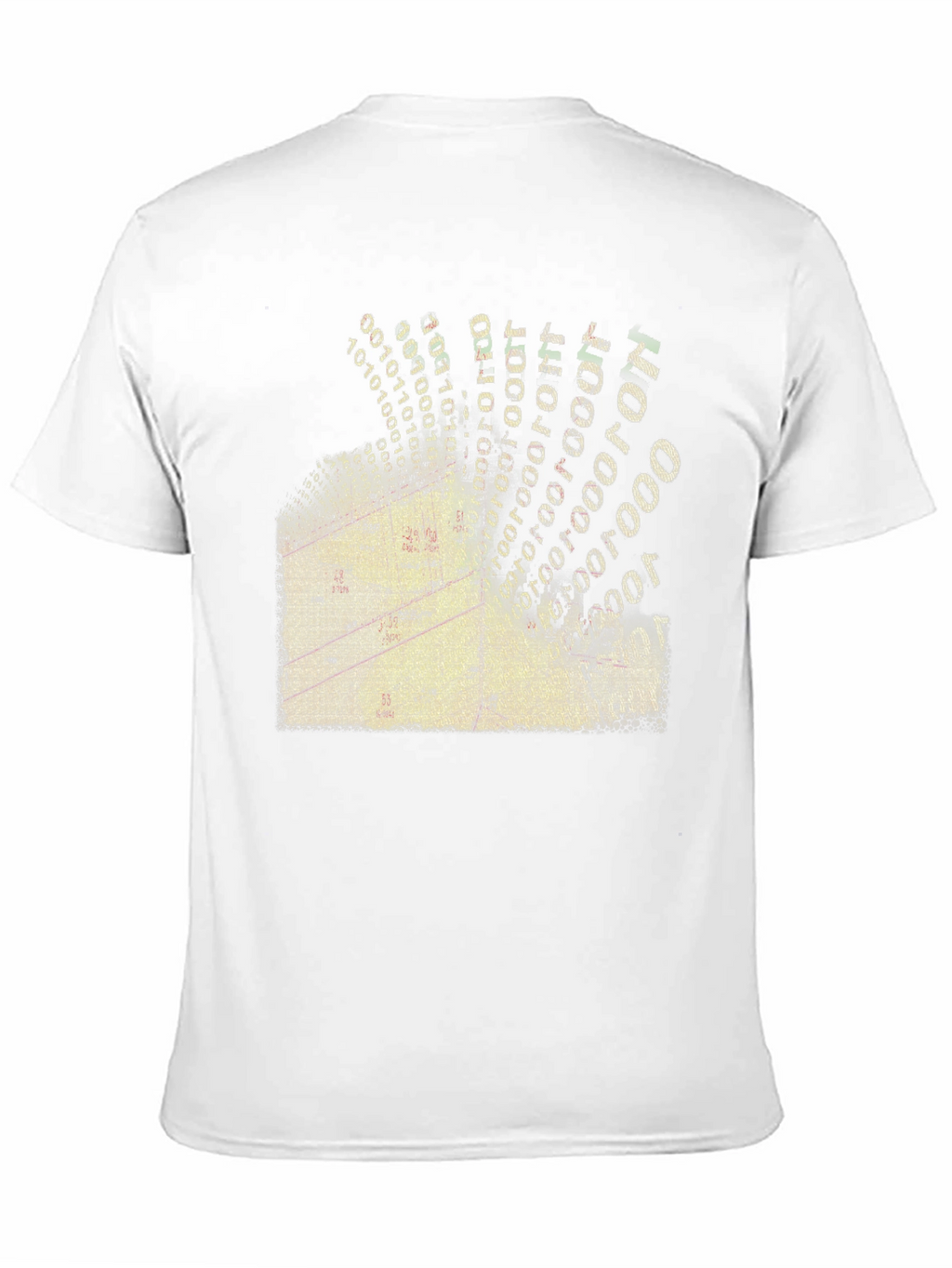 Digital Gridlock T-Shirt - Modern Data Design
