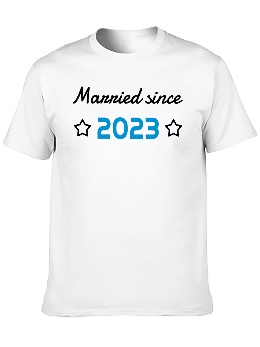Married Since 2023 T-Shirt Anniversary Gift