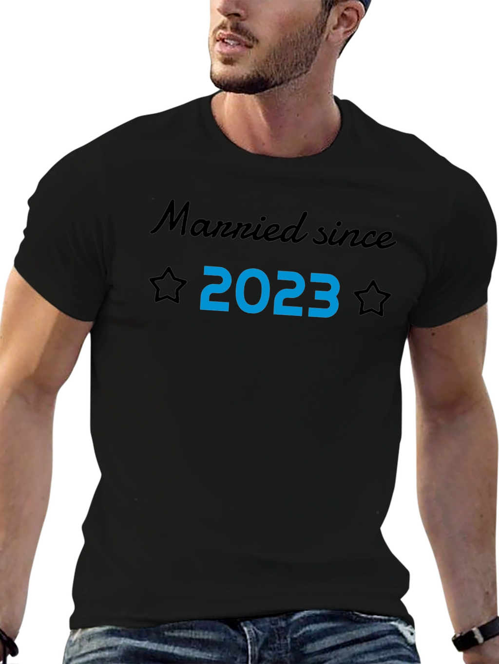 Married Since 2023 T-Shirt Anniversary Gift