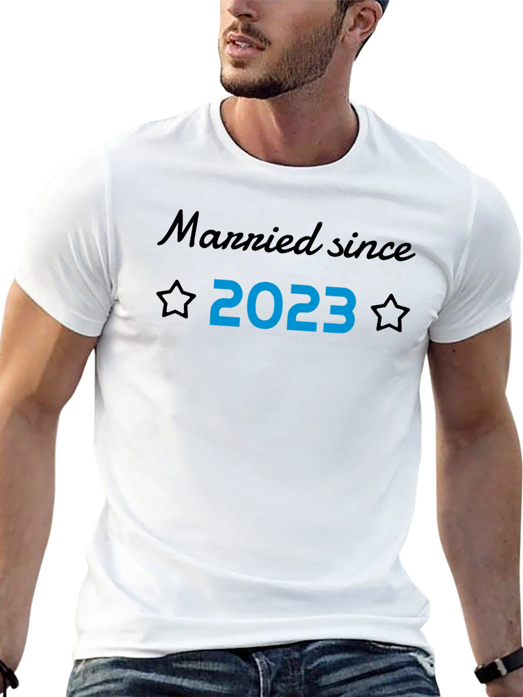 Married Since 2023 T-Shirt Anniversary Gift