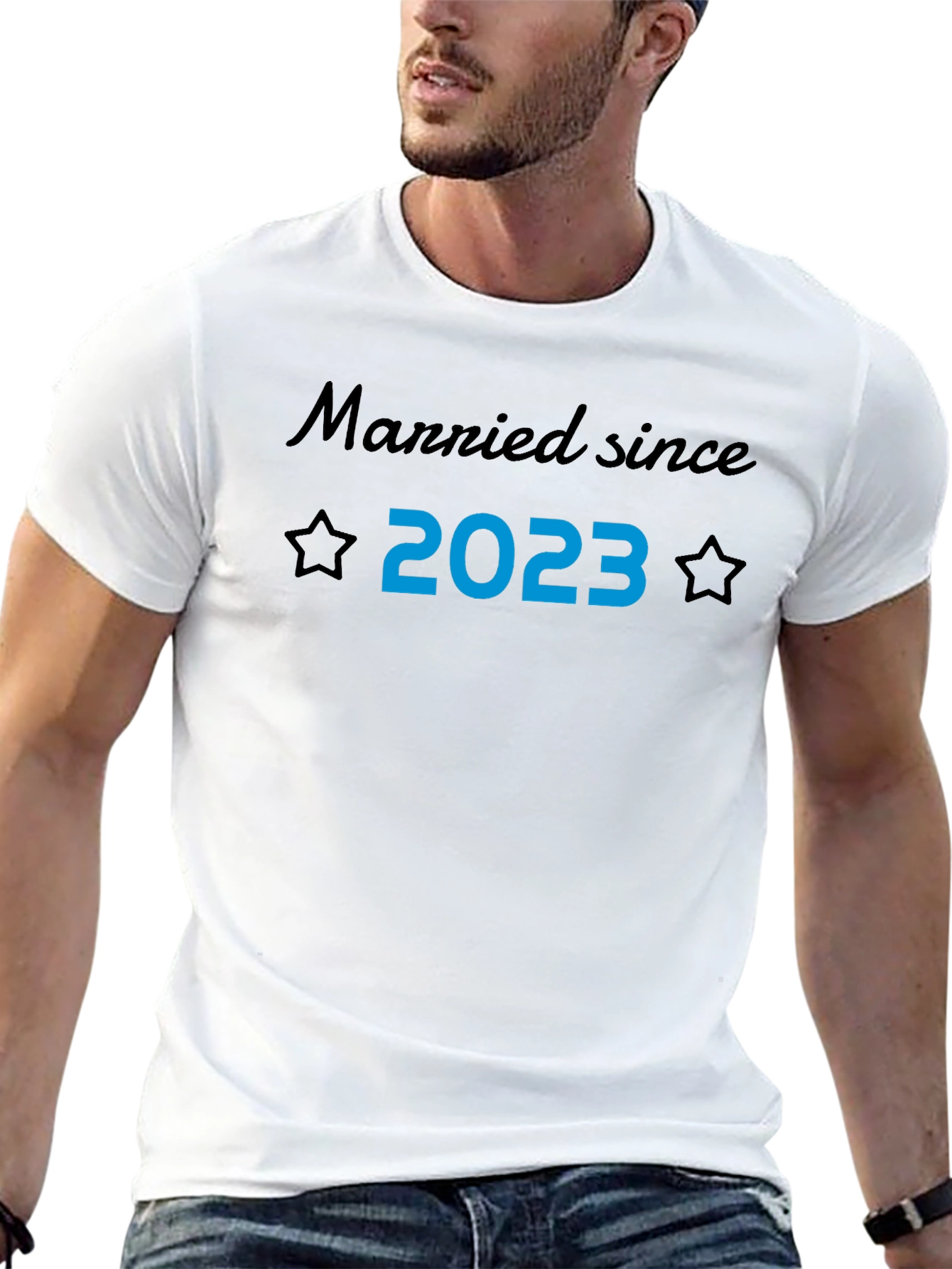 Married Since 2023 T-Shirt Anniversary Gift