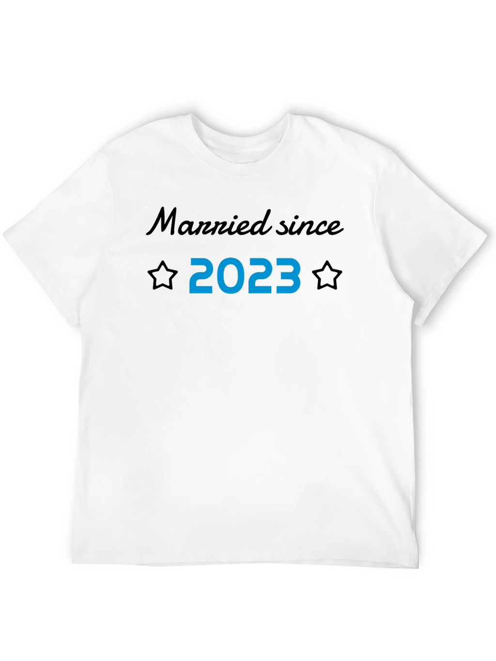 Married Since 2023 T-Shirt Anniversary Gift