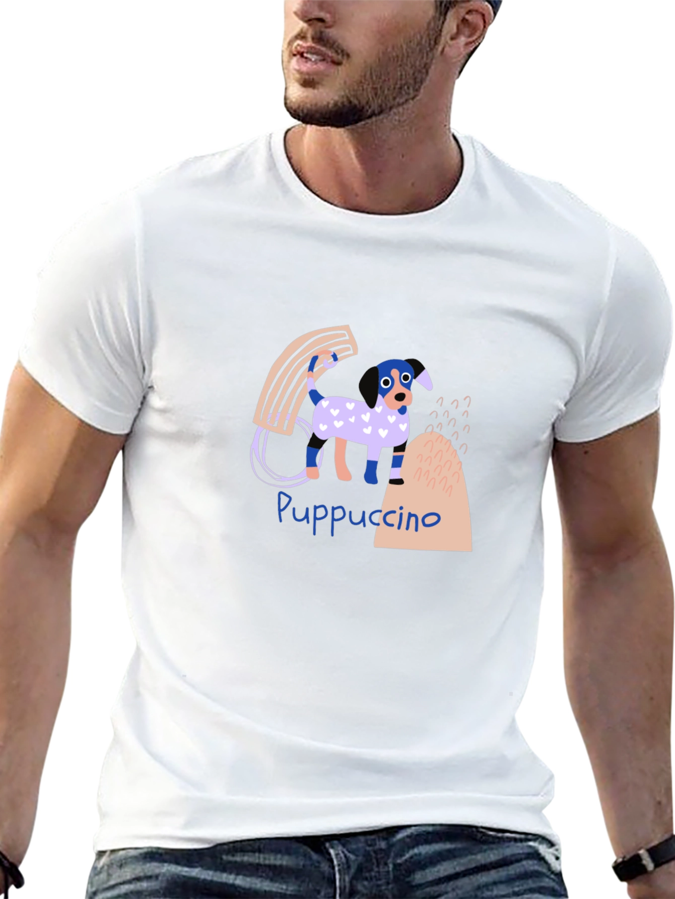 Puppuccino Graphic Tee - Dog Lover T-Shirt