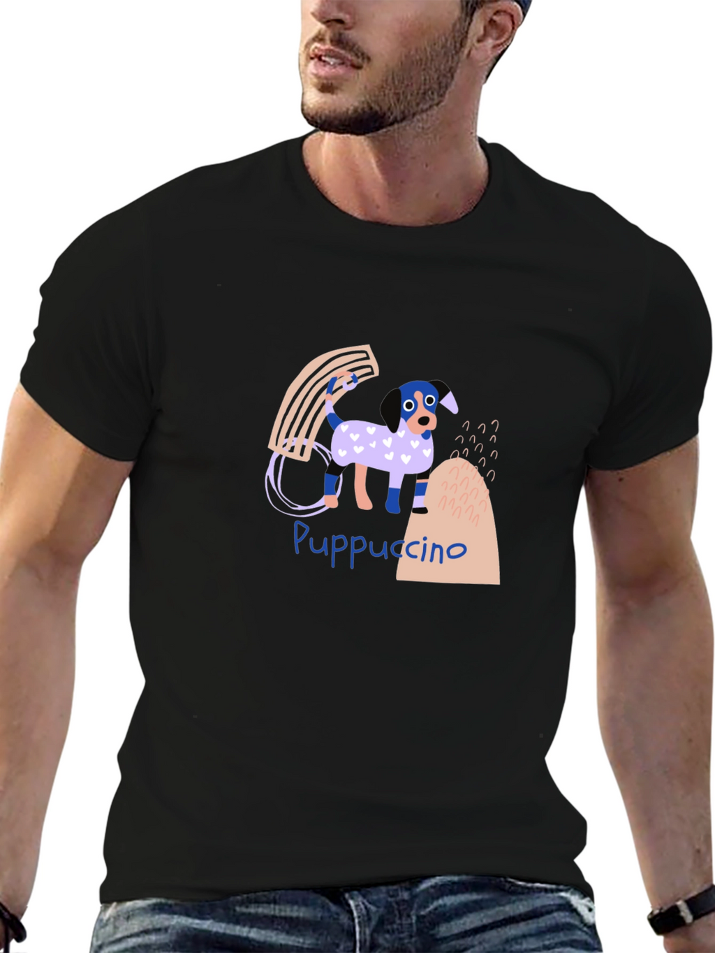 Puppuccino Graphic Tee - Dog Lover T-Shirt