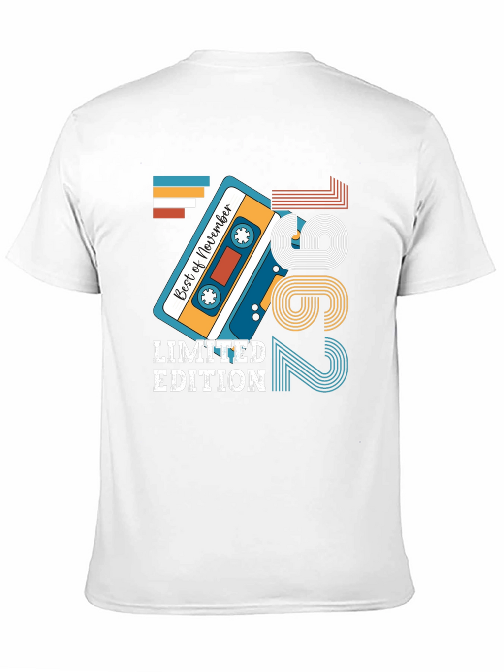 Limited Edition November 1962 Birthday Cassette Tape T-Shirt