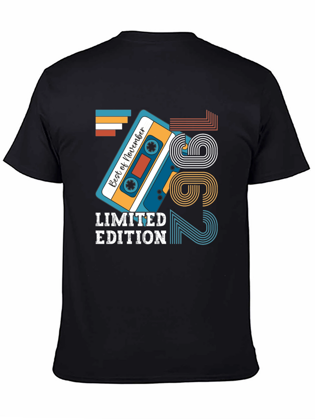 Limited Edition November 1962 Birthday Cassette Tape T-Shirt