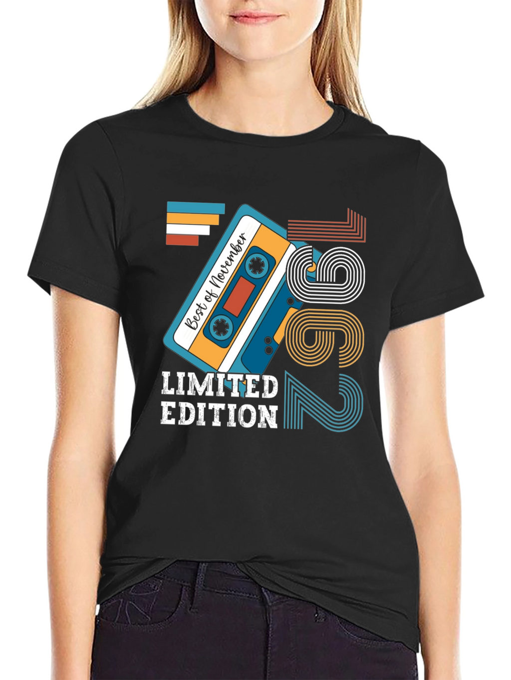 Limited Edition November 1962 Birthday Cassette Tape T-Shirt