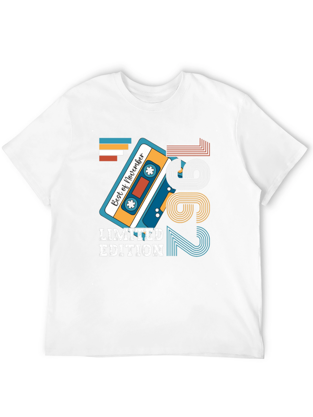 Limited Edition November 1962 Birthday Cassette Tape T-Shirt