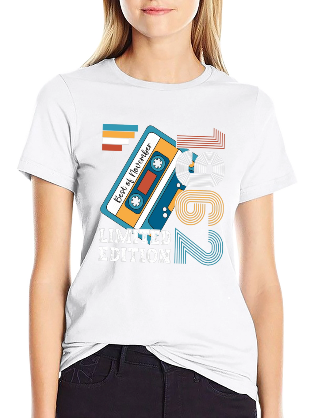 Limited Edition November 1962 Birthday Cassette Tape T-Shirt