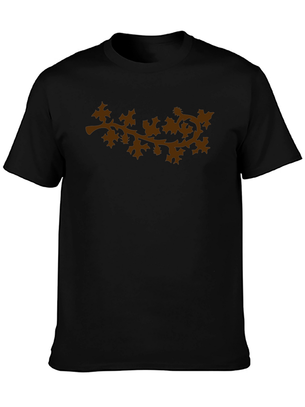 Nature Inspired Graphic Tee - Brown Vine