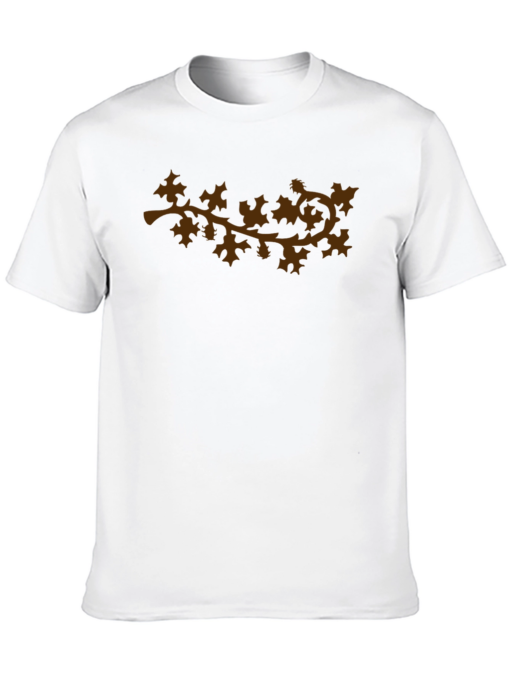 Nature Inspired Graphic Tee - Brown Vine