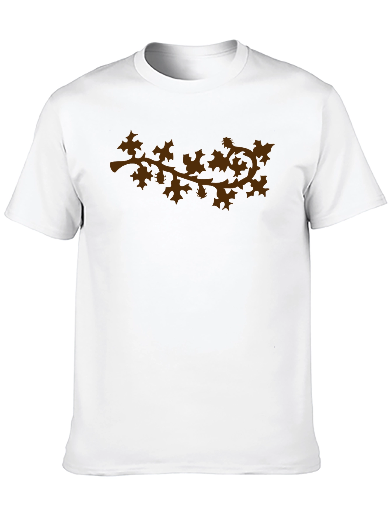 Nature Inspired Graphic Tee - Brown Vine