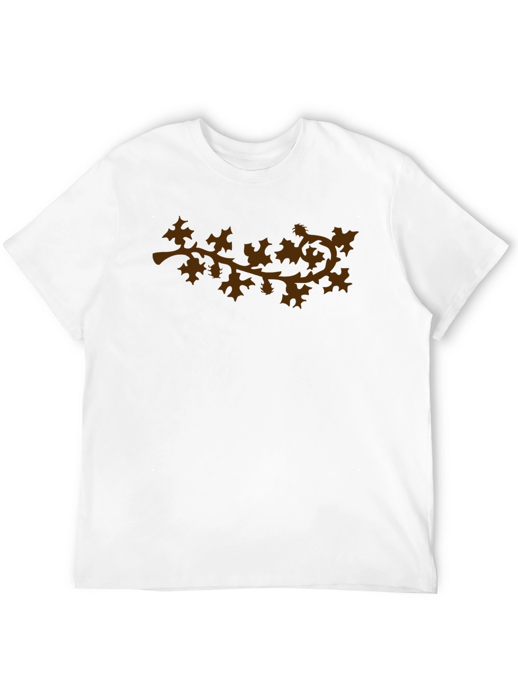 Nature Inspired Graphic Tee - Brown Vine