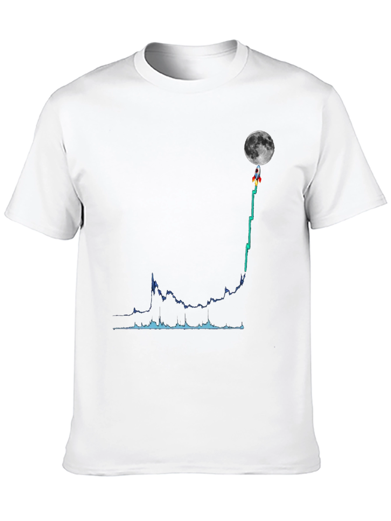 To the Moon Graphic Tee - Crypto Trading T-Shirt