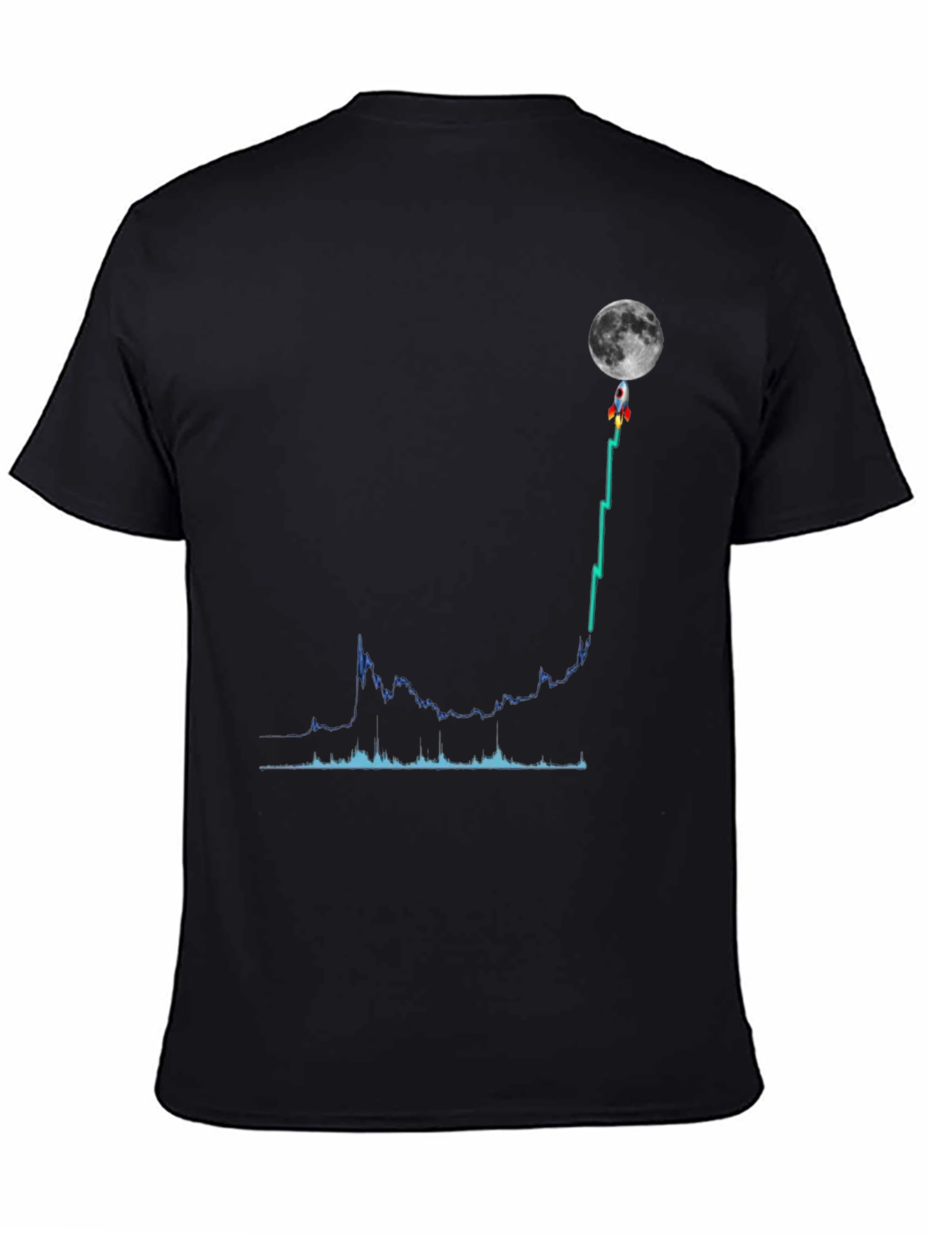 To the Moon Graphic Tee - Crypto Trading T-Shirt