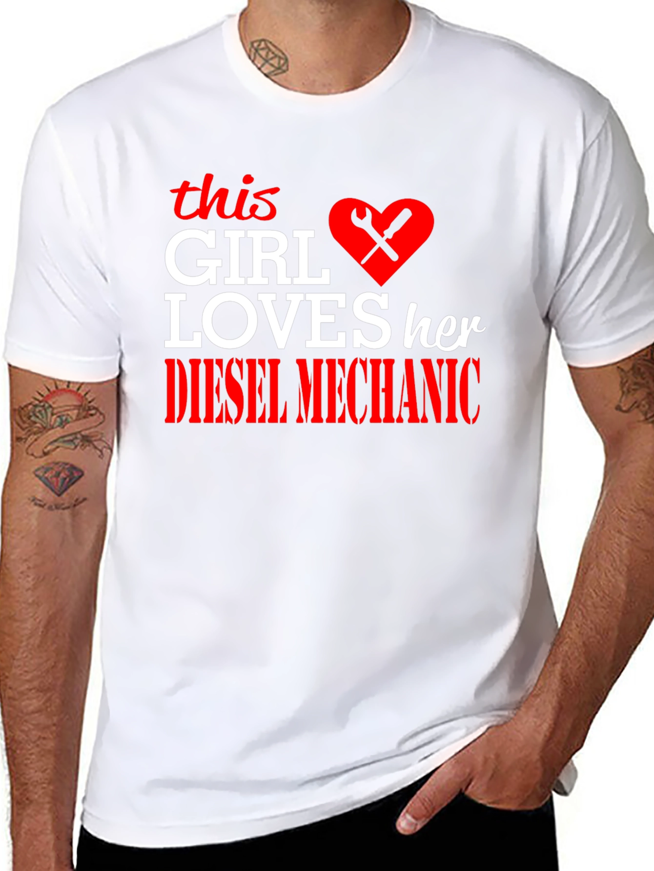 Diesel Mechanic Girls Love T-Shirt