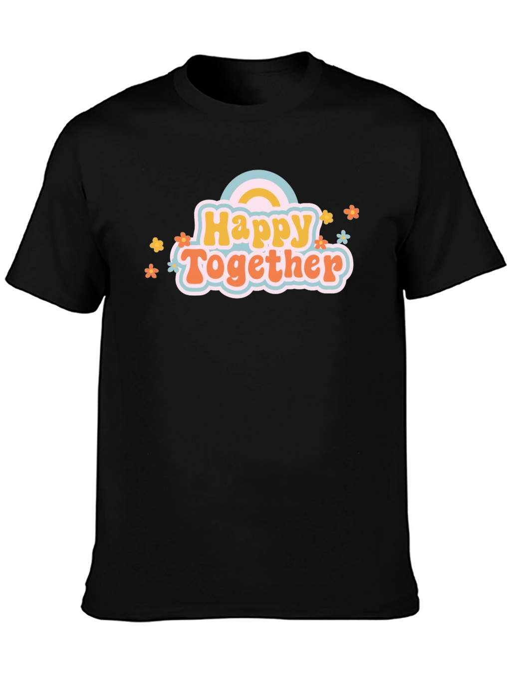 Happy Together Graphic Tee - Cute Rainbow Shirt