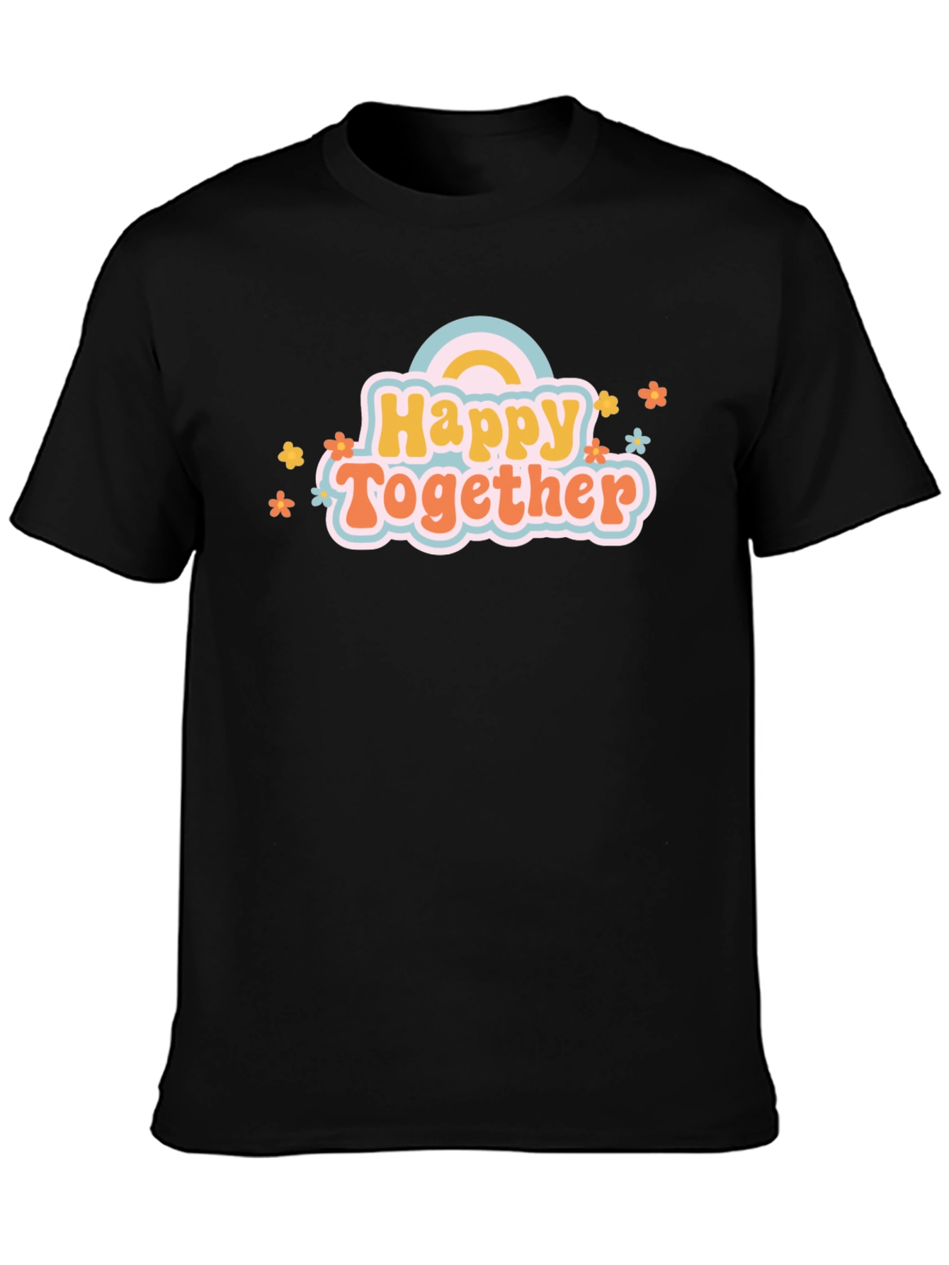 Happy Together Graphic Tee - Cute Rainbow Shirt