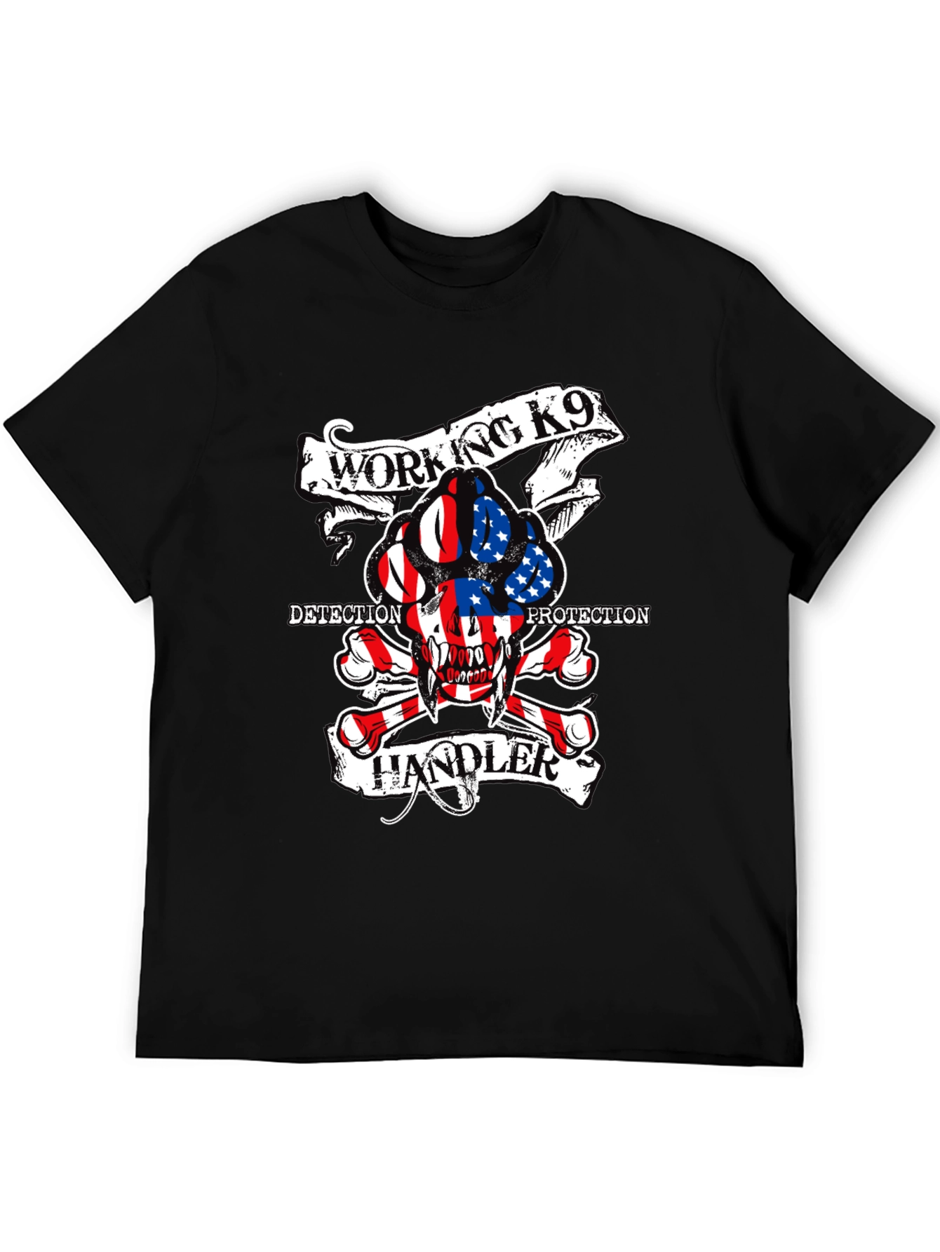 Working K9 Handler Tee - Detection & Protection Dog Shirt