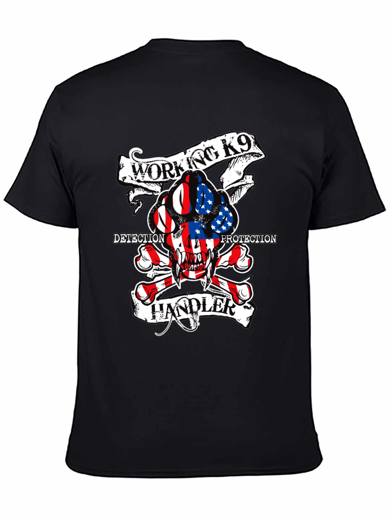 Working K9 Handler Tee - Detection & Protection Dog Shirt