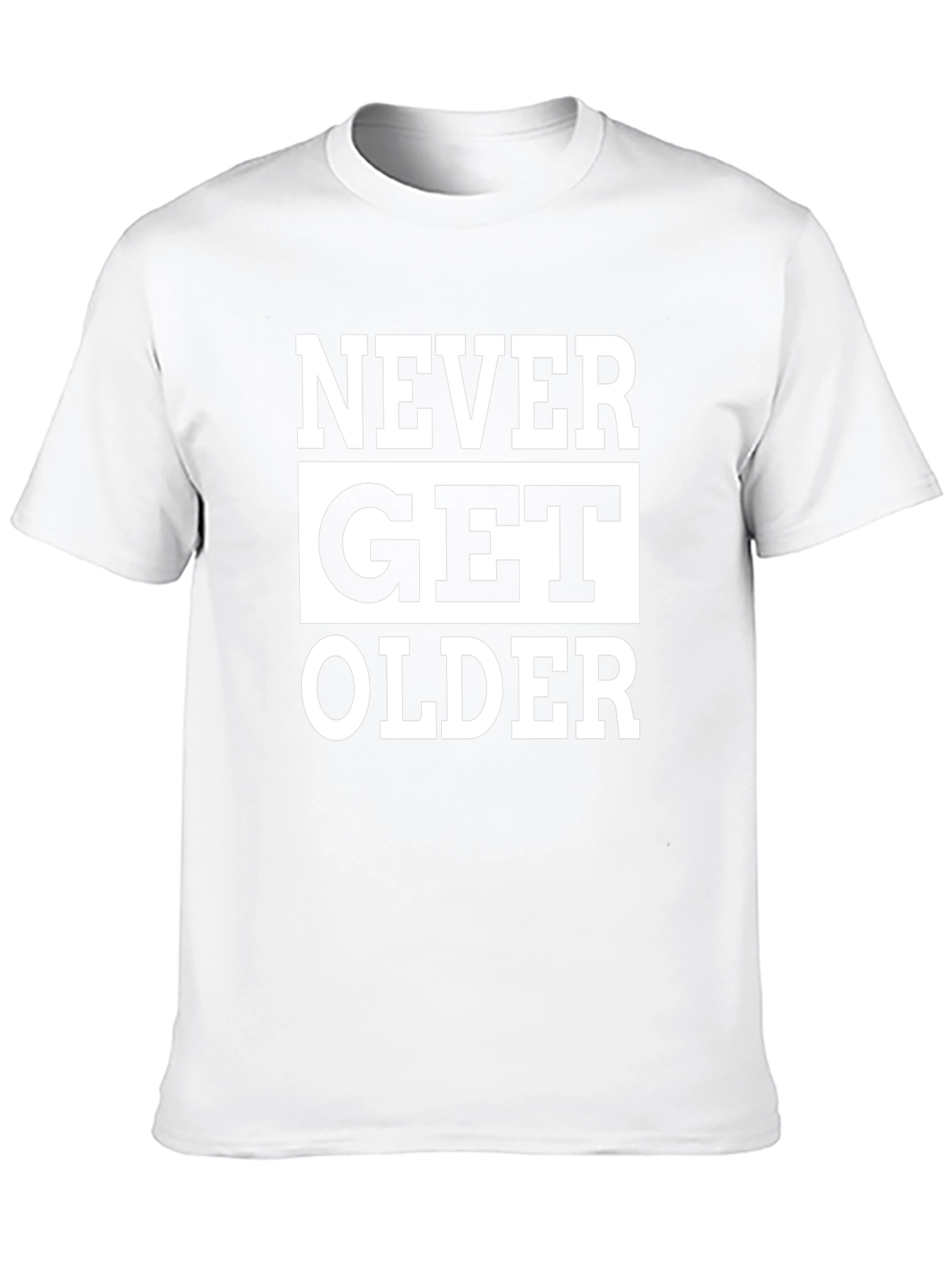 Never Get Older Graphic Tee - Black